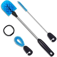 Stainless Steel Water Bottle Cleaning Brush Set Long Handle Bottle Cleaner Set Built for Narrow Neck Bottles 1