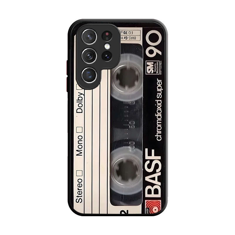 Lucky Tape Pattern Matte Hard Phone Case - Stylish Protective Cover