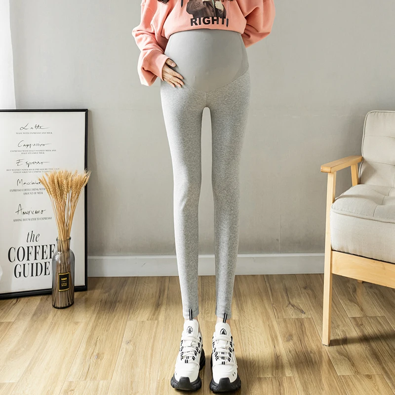 Pregnant Woman Adjustable Leggings Maternity Tights Pants Pregnancy High Waist Clothes Slim Fit Pencil Pants for Pregnant Women