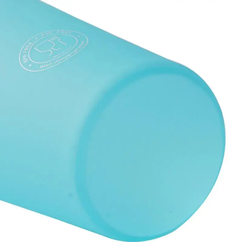  TPU Soft Cups Collapsible Sports Water Bottle Outdoor Foldable Water Cup Running Camping Hiking Flexible Bag