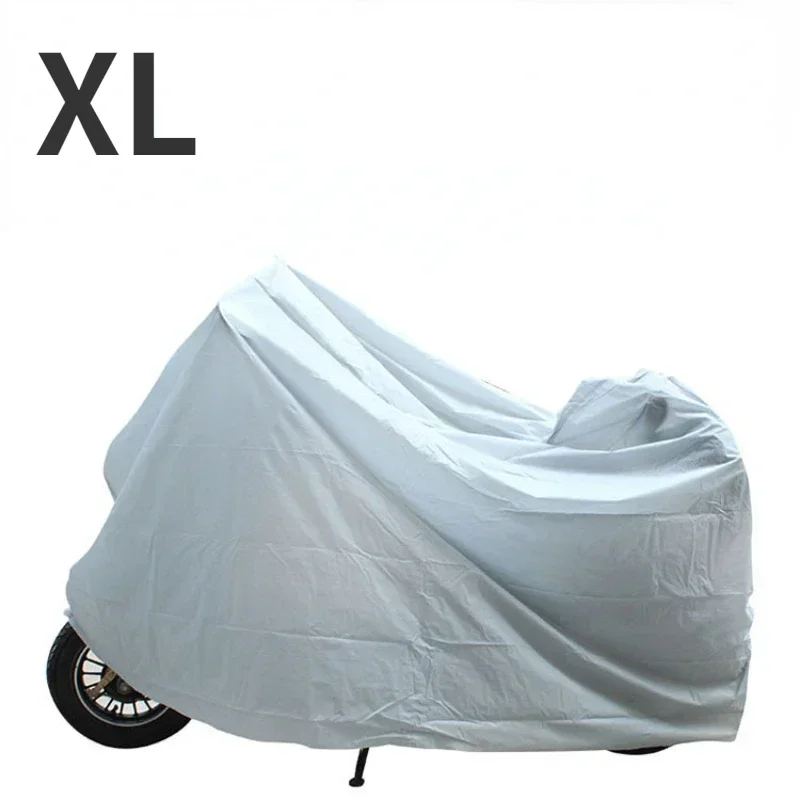 motorcycle cover XL 140*240cm Motorcycle Clothing PEVA Single Layer Rainproof Sunscreen Bicycle Cover Electric Vehicle Protective Rain Protection