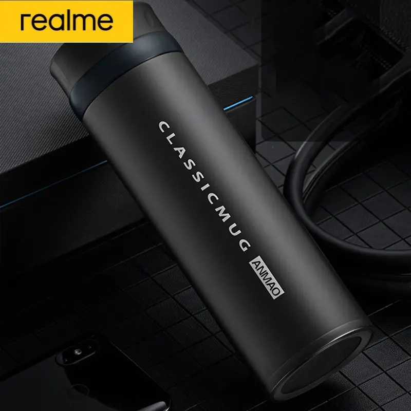 

realme Tea Leak Vacuum Thermos Bottle316 Stainless Steel Insulation Water Cup Portable Bottle Warmer Water Bottle Keeps Cold