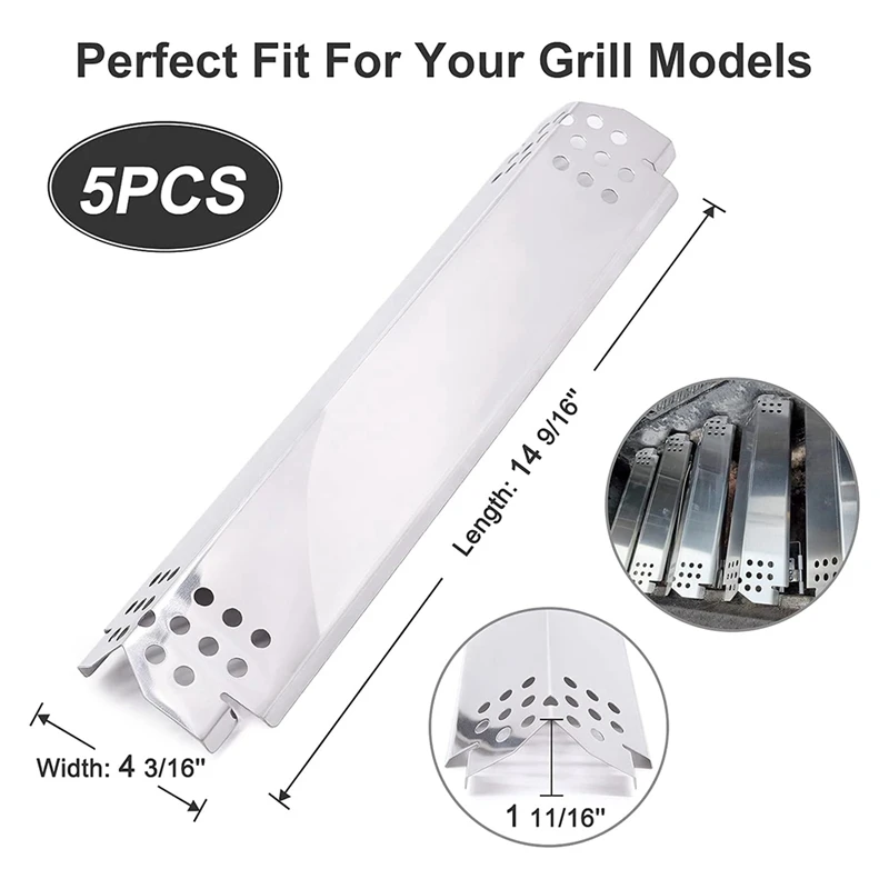 Fire Barrier Enamel Hot Plate Flame Mash Stainless Steel Grill Heating Tent for Nexgrill 720-0888
