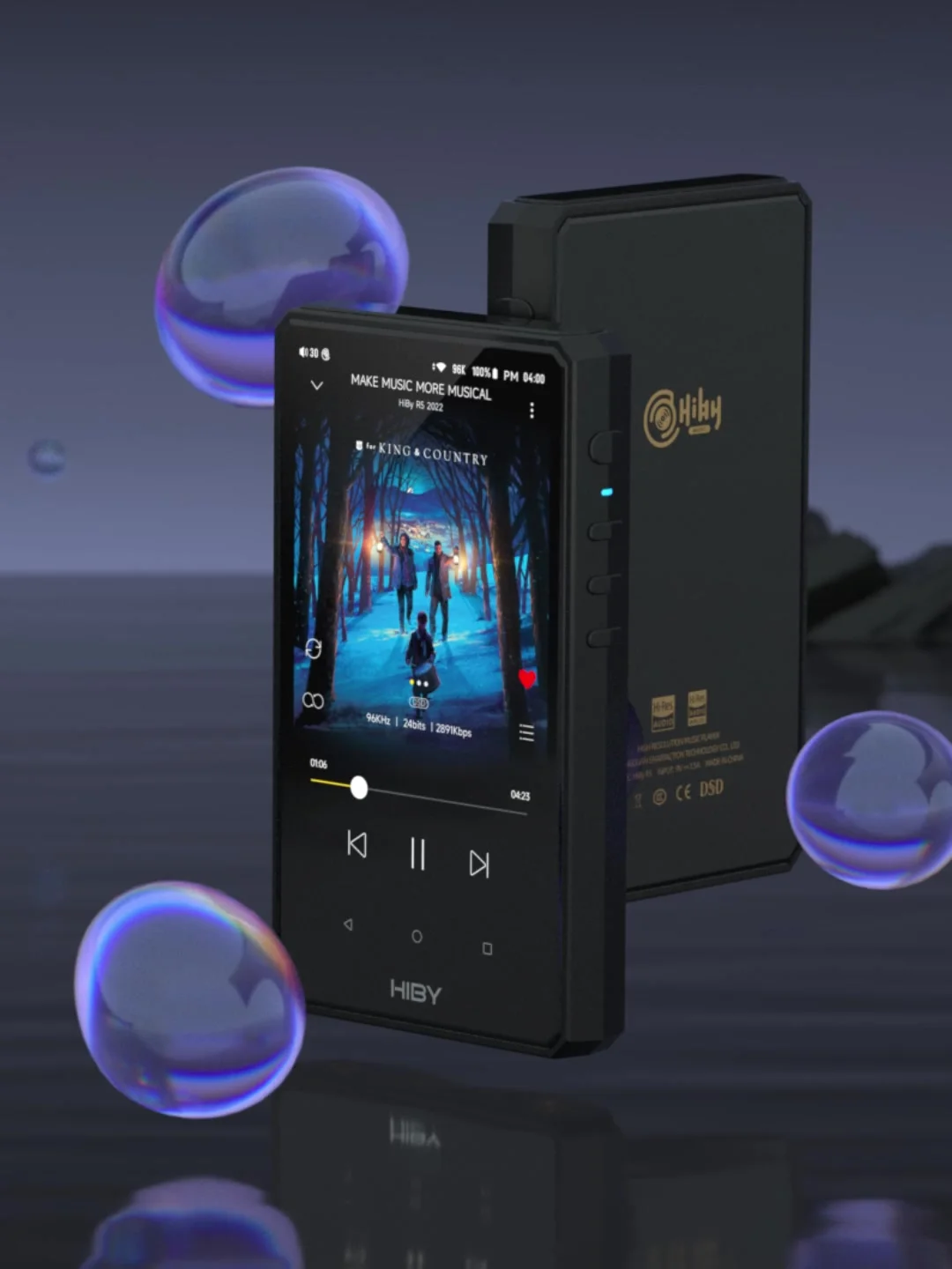 HiBy R5 II/R5 GEN 2 HiFi オーディオ音楽プレーヤー MP3 USB DAC