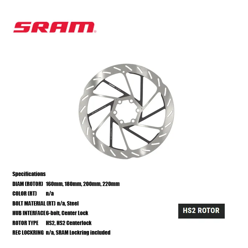 SRAM HS2 ディスクブレーキ ローター 180mm/200mm 未使用 SRAM ( スラム ) ディスクブレーキローター HS2 ROTOR CENTER