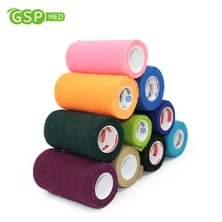 Self Adhesive Elastic Bandage Sports Tattoo Breathable Cohesive Waterproof Tape Wrap Elastoplast for Injury Finger Wrist Ankle