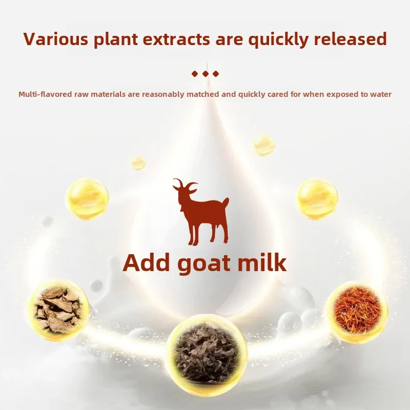 10pcs Goat's Milk Essential Oil Foot Pills Instant Bath Pills Household Non-Boiling Bath Ball Foot Care Solution