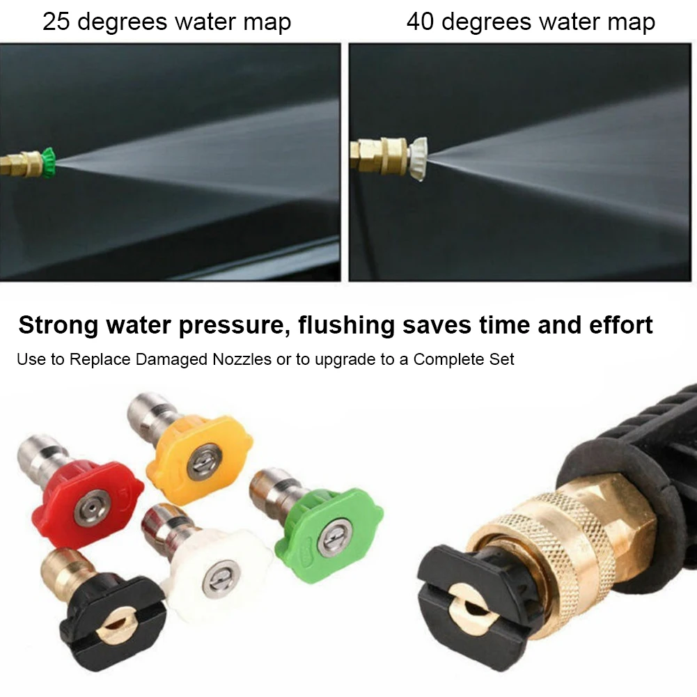 4350PSI High Pressure Foam Jet Bottle Adjustable Snow Foam Lance Washer Wash Soap Foam Gun with Nozzle for Home Vehicle Washing 5