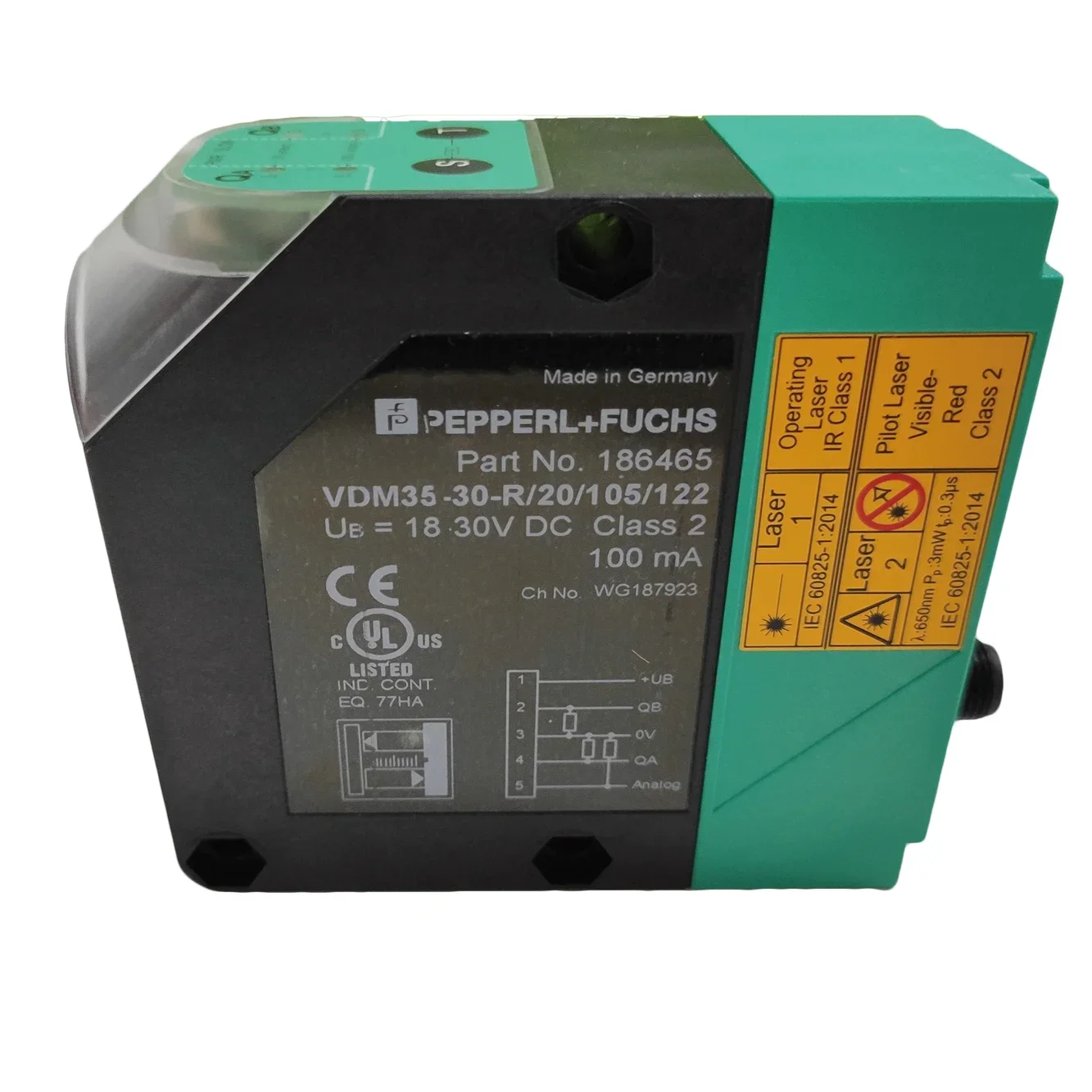 

Distance Sensor VDM35-30-R/20/105/122 Part No.186465