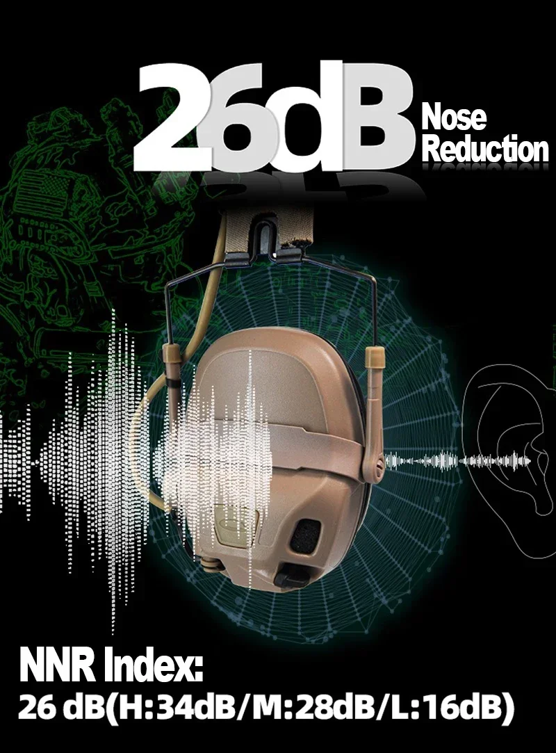 2026 FCS FMA Digital Dual DSP AMP Headset Noise Reduction