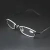 Reading Glasses for Men and Women Business Glasses Rectangle Metal High Quality  +1.0 1.5 2.0 2.5 3.0 3.5 4.0 5