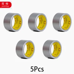 Durable Waterproof Black Fabric Tape - 60mm (5rolls - silver)