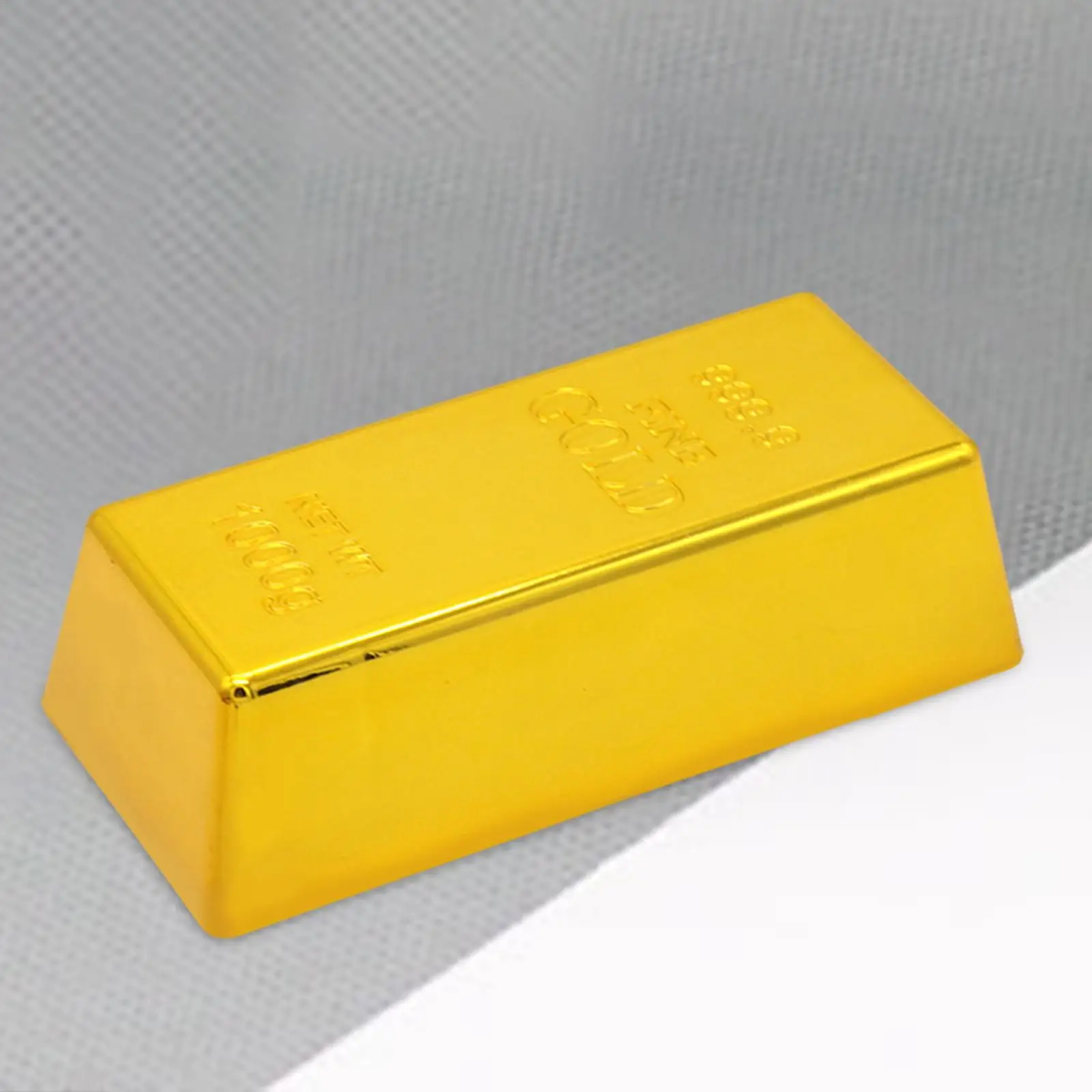 Falso Gold Bar Finta Play Stage Prop Fermacarte Film Prop Bullion Toy Replica Golden Brick For Kids Gift Party Supplies