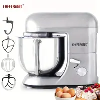 Cheftronic 6 Speed Stand Mixer with 7 Quart Stainless Steel Mixing Bowl,Dough hook, Egg whisk, Kitchen mixer with US Plug 2