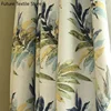Curtains for Living Dining Room Bedroom Retro American Country Jacquard High Shading Cotton Linen  for Villa Customization 1