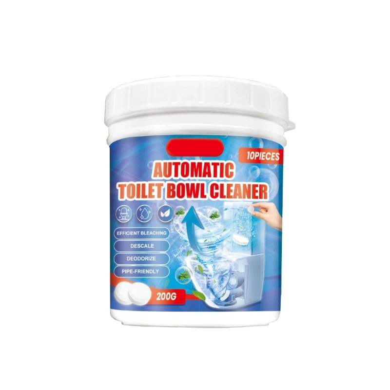 

Очиститель унитаза Эффективный чистящий лист Очиститель бачков унитаза Компактные таблетки Шипучие таблетки F1FB