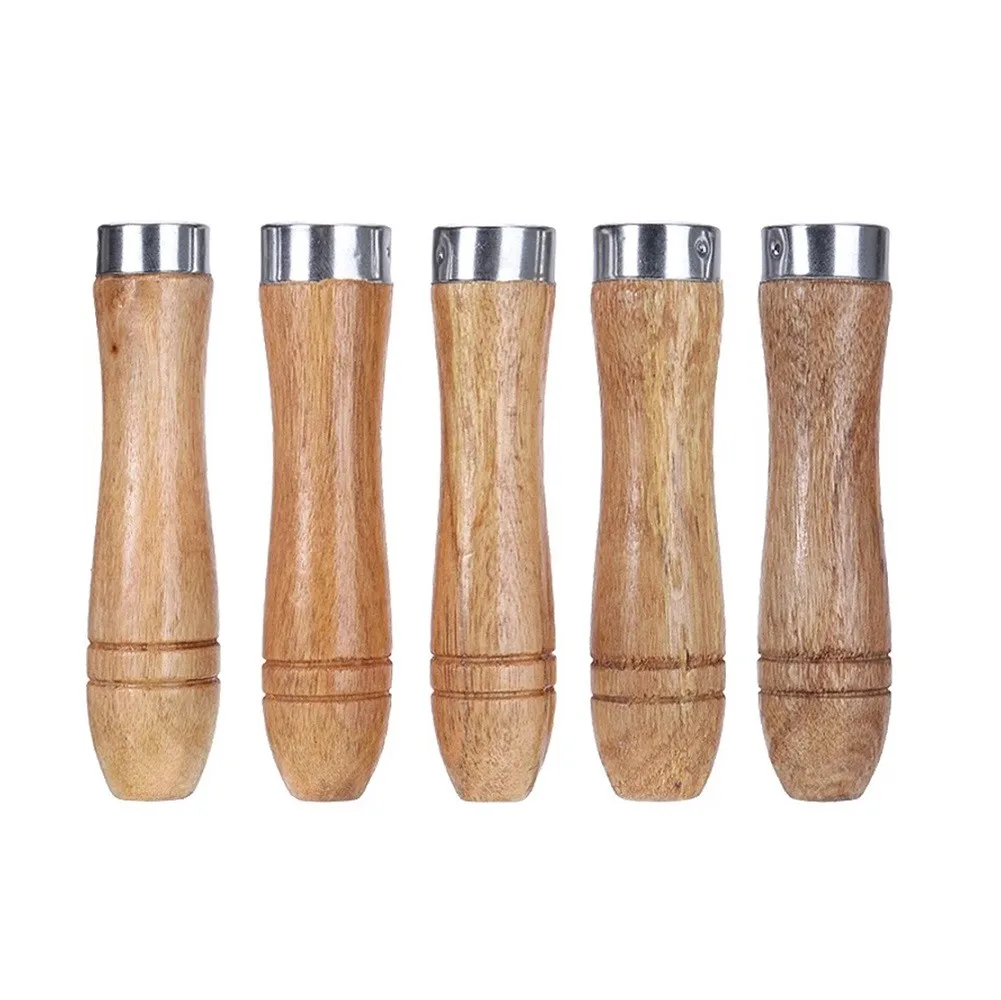 5 Stück Holz feilen griff Holz raspel griff Metall feilen Ersatzteile starker Metall kragen für Glas holzschnitz ablage – Detail 20