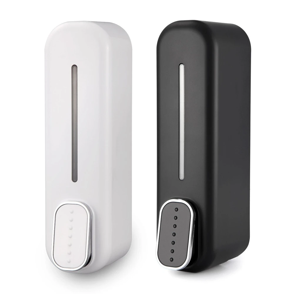 

300ml Wall Mount Soap Dispenser Manual Shampoo Shower Gel Dispenser Lotion Container Liquid Hand Soap Dispenser for Bathroom