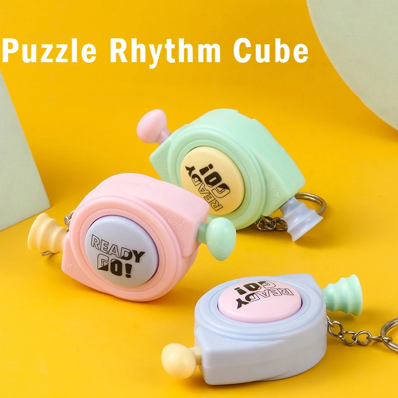 1PC Mini Handheld Electronic Game Machine Memory Master Cube Candy Color Children's Puzzle Memory Training Interactive Game Toys 2
