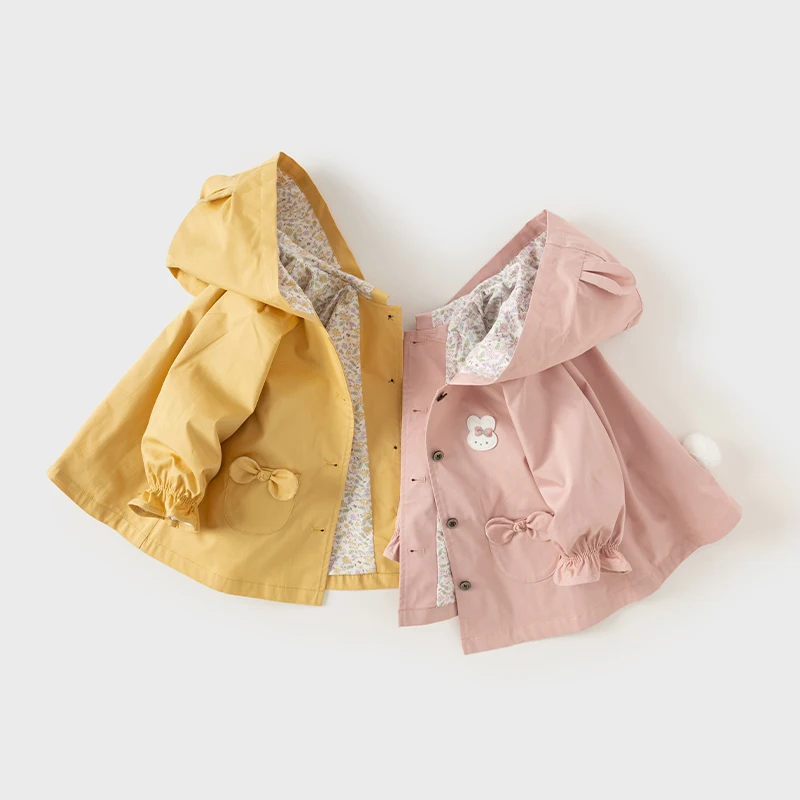 Dave Bella Children Girl's Outerwear 2025 New Autumn Fashion