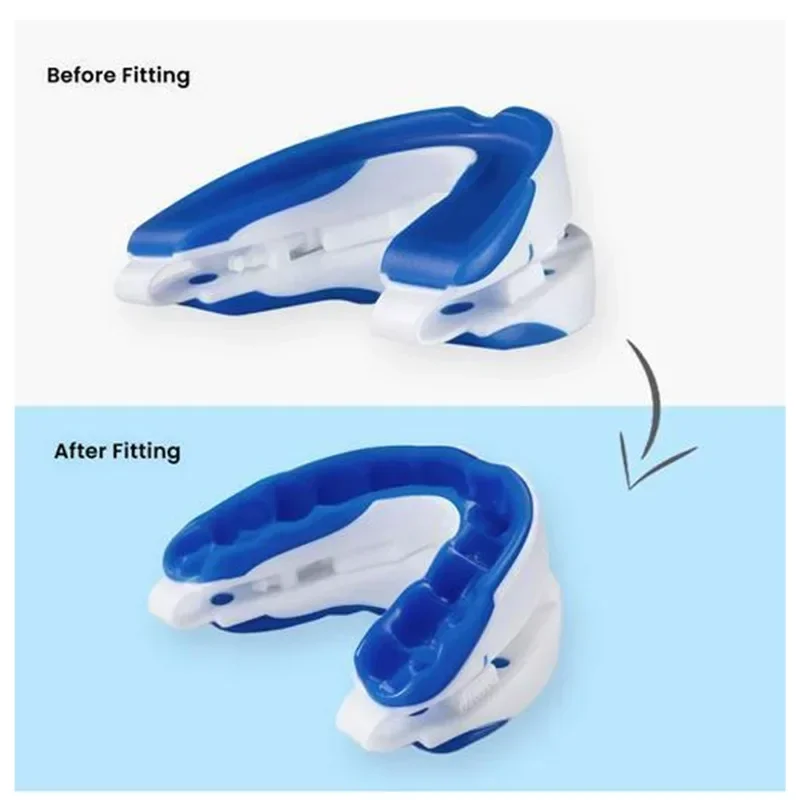 Anti Snoring Mouth Guard Anti-Snoring Mouthpiece Anti-Snoring Device Night Time Teeth Mouthguard Adjustable Sleeping Mouth Guard for Bruxism Stop Snoring