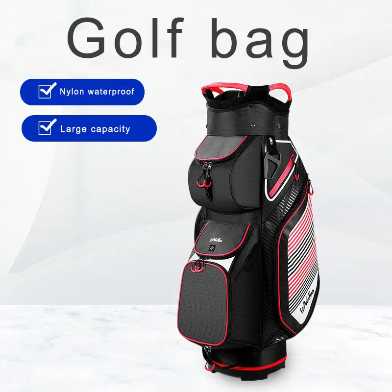 Stand Up Golf Bag -Men & Women Waterproof Golf Bag, Anti Collision 14 Hole Fixed Frame, WithIndependent Thermostatic Bag 3