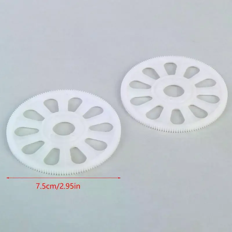 Jeu de 3 engrenages principaux 150T pour drone 450 - TL45155-01 Blanc