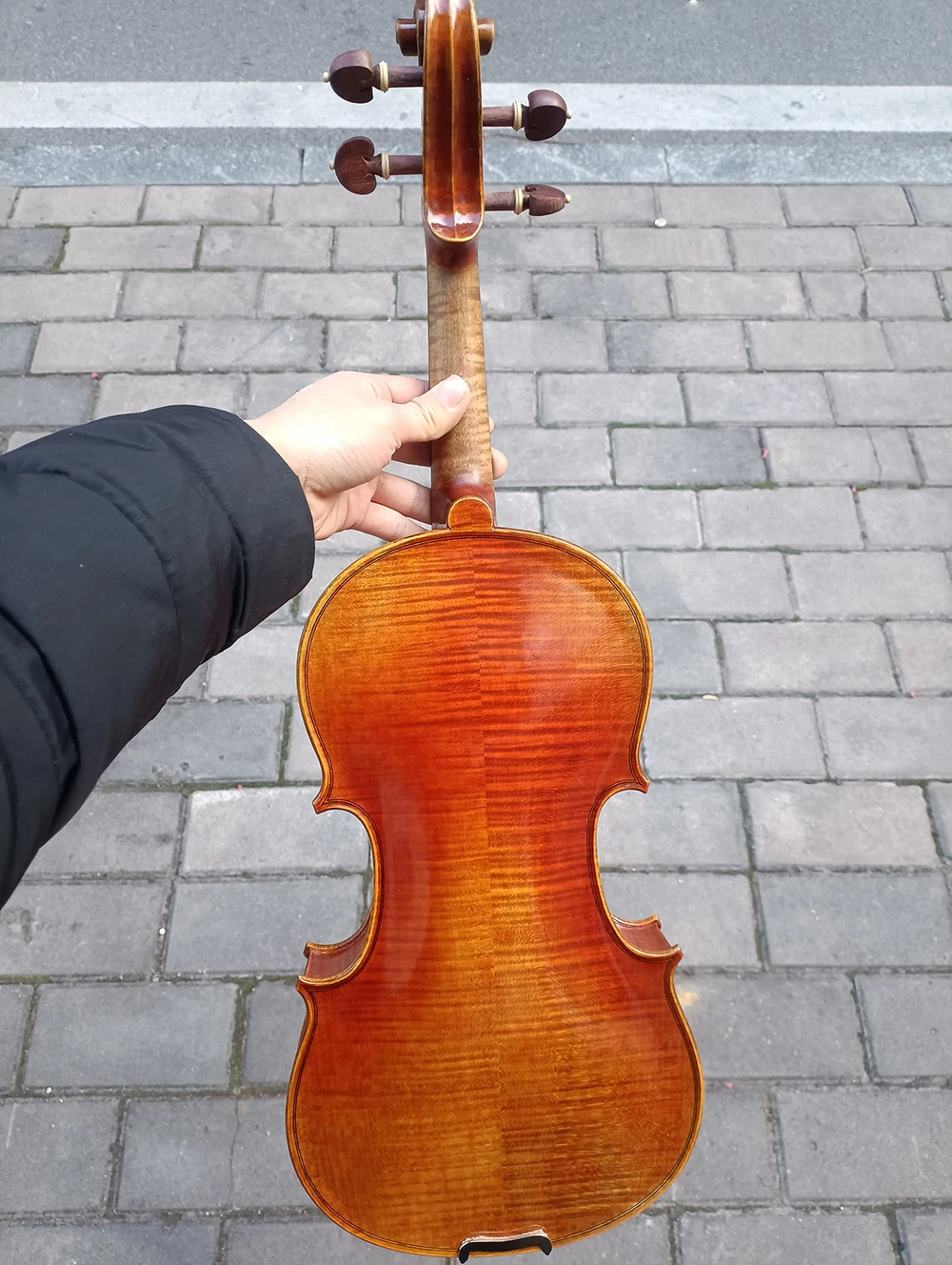 Over 20 years All European spruce 100% Handmade Violin 4/4 size strong tone ！Professional Italian retro Oil Varnish Violin