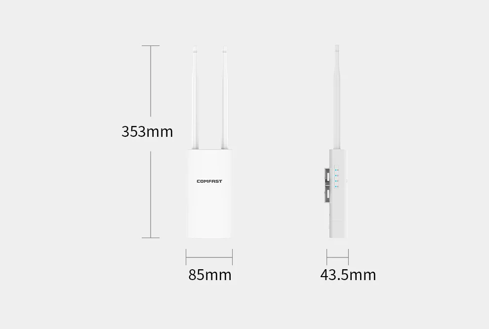 Ganho, 2.4G, 5.8G Router, Repetidor Booster
