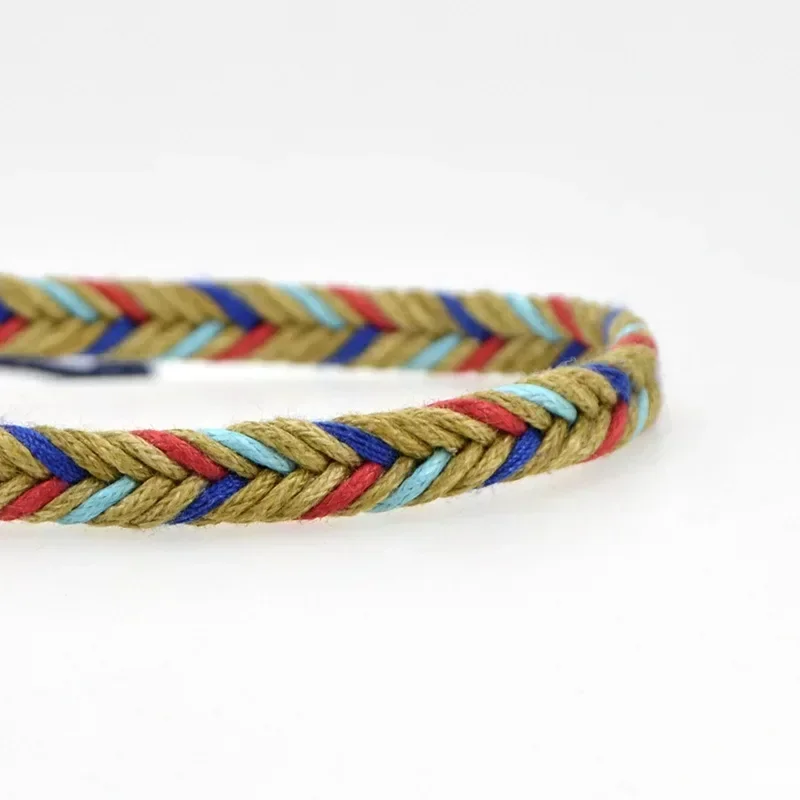 Bracelets Brazilian Cotton Braid Handmade Ethnic Multicolored Wrap Woven Rope Friendship Bracelets for Women Men bracelet jewelry