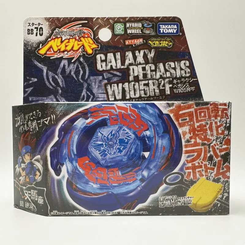 

Takara Tomy Beyblade Metal Battle Fusion Top BB70 GALAXY PEGASIS W105R2F WITH Light Launcher
