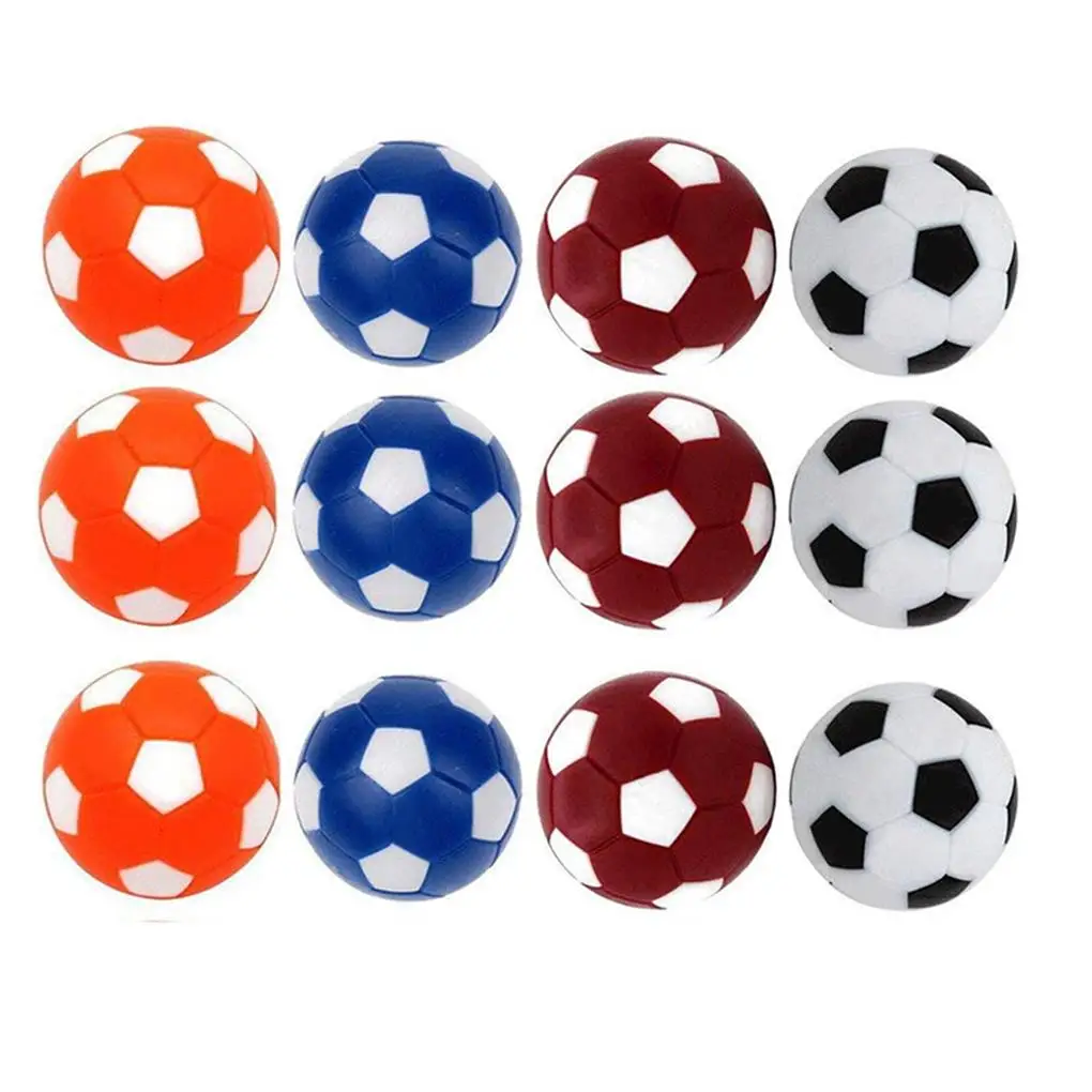 

12Pcs Mini Footballs Soccer Table Balls Diameter 32mm Kids Playing