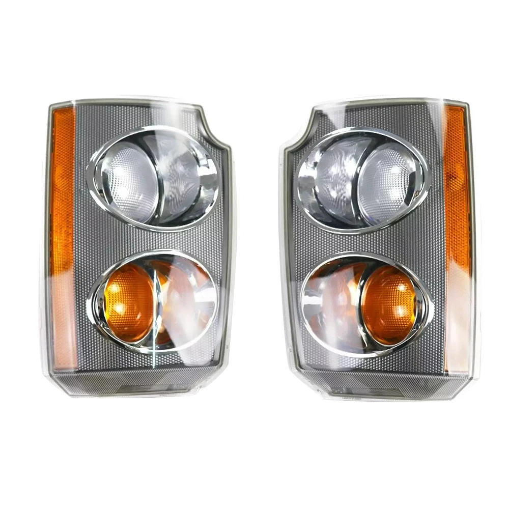 

2Pcs for Land Rover Range Rover L322 2003 2004 2005 Car Front Indicator Parking Turn Signal Side Lamp Cover Euro Style