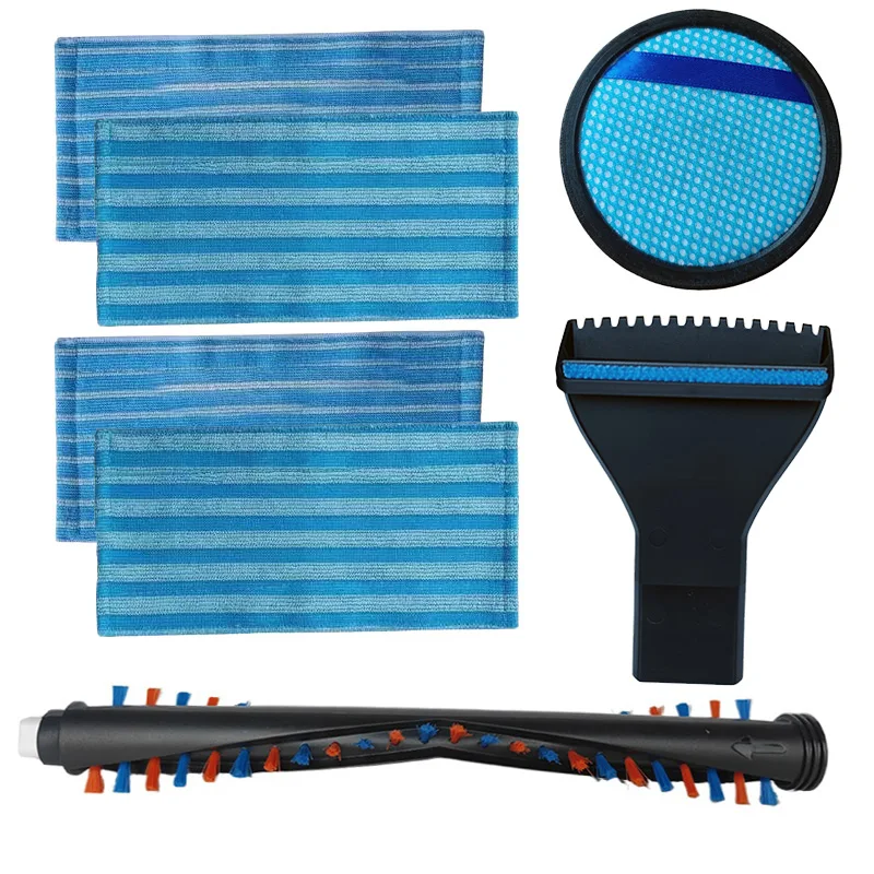 Mop Pads Pet Nozzle Filter Brush Roll For Philips PowerPro Aqua / For PowerPro Duo Vacuum Cleaner Parts FC6404 FC6409 FC6077/81 1