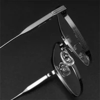 88005Ultralight Pure Titanium Round Anti Blue Light Reading Glasses for Men and Women Professional Customized Presbyopia Glasses 3