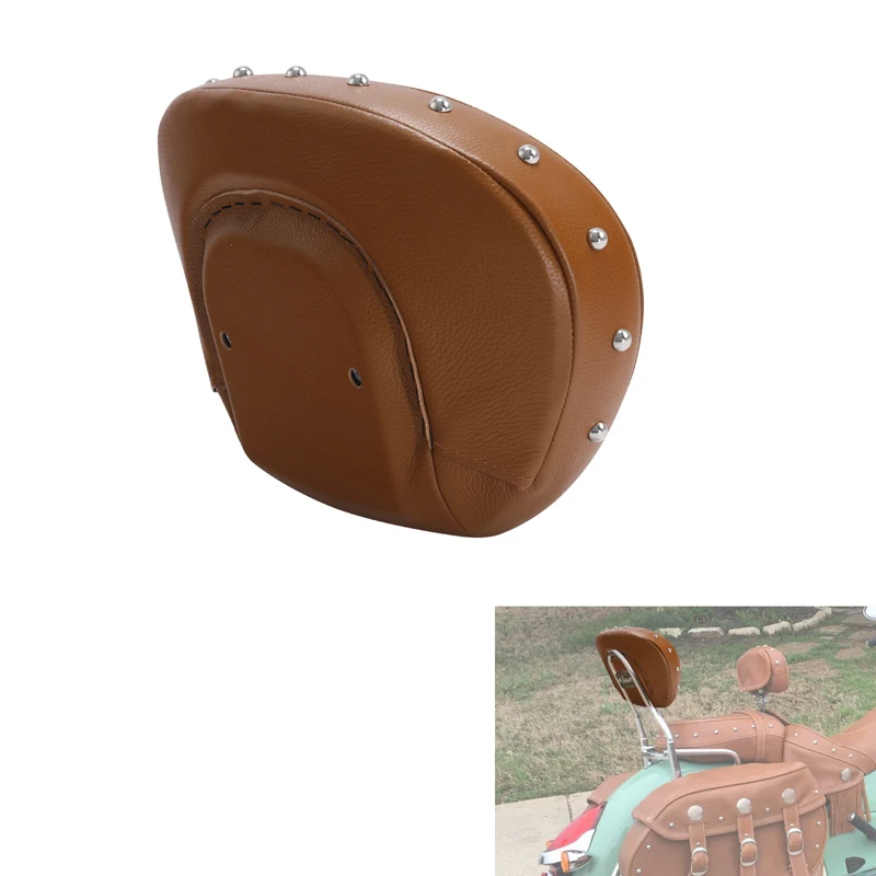 Motorcycle Rear Passenger Backrest Sissy Bar Pad For Indian Chieftain Dark Horse 16-23-Springfield