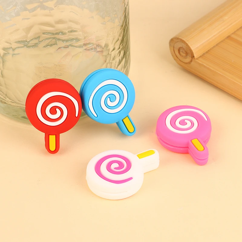 Cartoon Lolly Shape Silicone Tennis Racket Shock Absorbers
