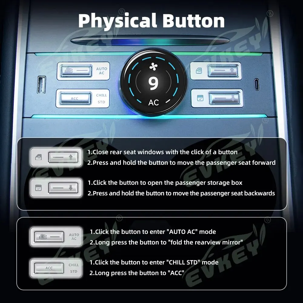 EVKEY LCD  ŷ ̼, ׽  3  Y, ư, USB CŸ Ʈ ,  ڵ 10   