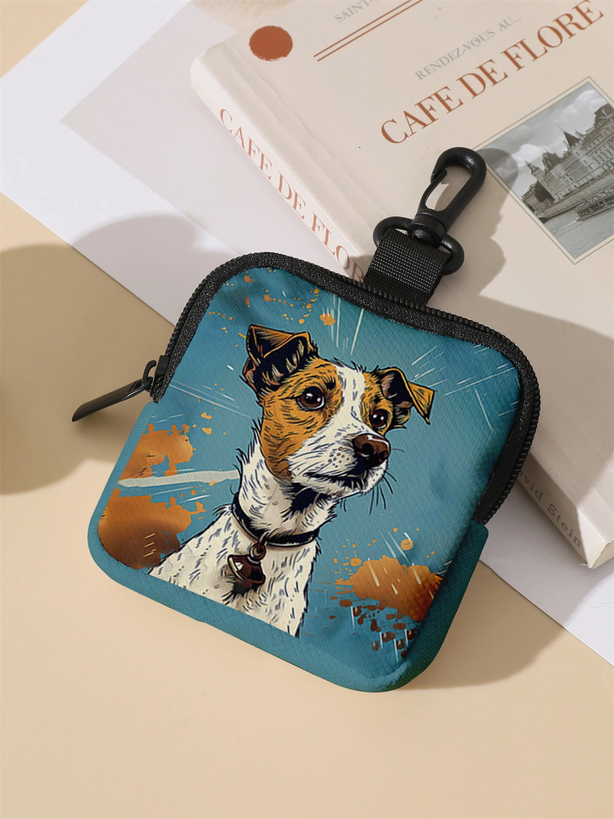 A large capacity coin wallet with a dog pattern, a digital printed coin wallet, and a storage bag are ideal choices for gifs