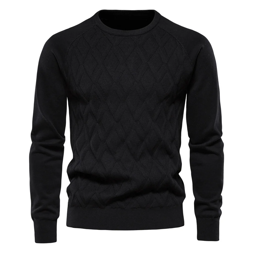 

Fall/Winter 2023 New Knitwear Sweater Men's Slim Fit Bottom Muscle Pullover Long Sleeve Chompa De Hombre