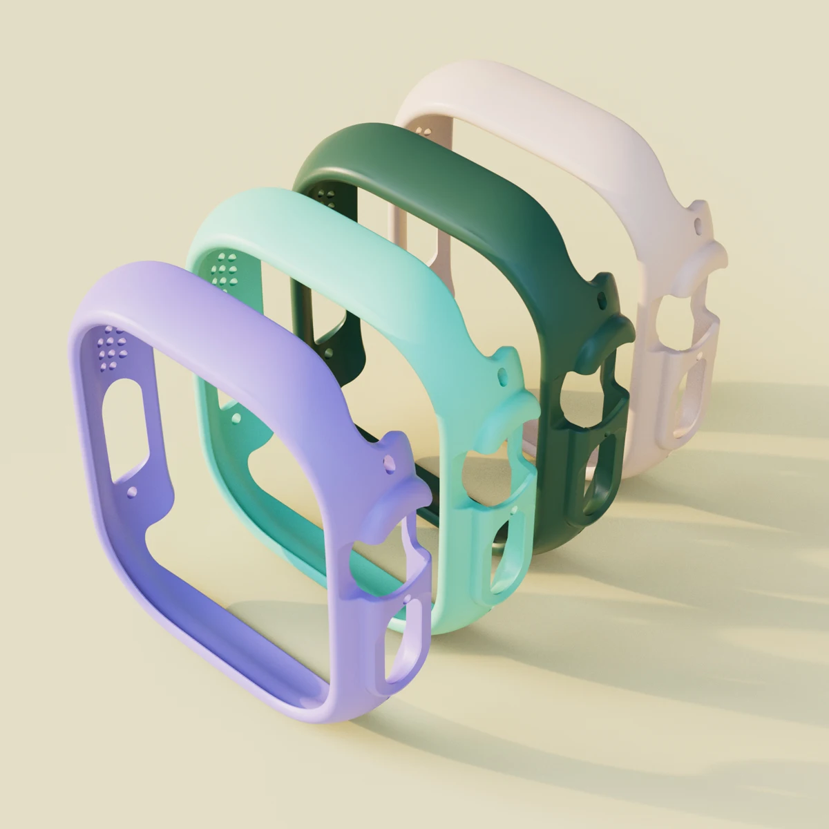 Фото Чехол-бампер для Apple Watch Series 9 8 7 6 5 SE, защита экрана из поликарбоната для Iwatch Ultra 2 49 мм, 45 мм 41 мм 44 мм 40 мм 42 мм 38 мм №3