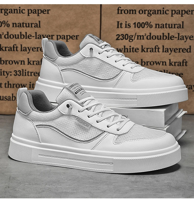 Scarpe da skate estive da uomo in mesh traspirante_voghion.com