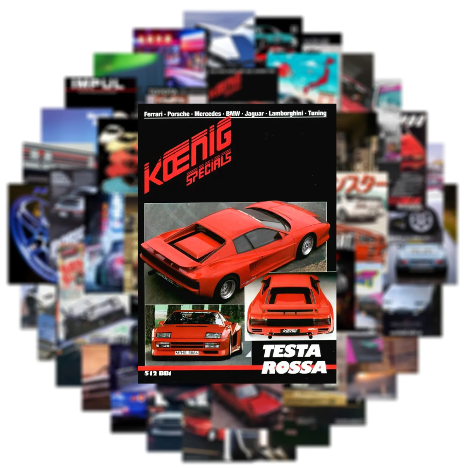 Рисунок 4 - новый модный мультяшный JDM постер