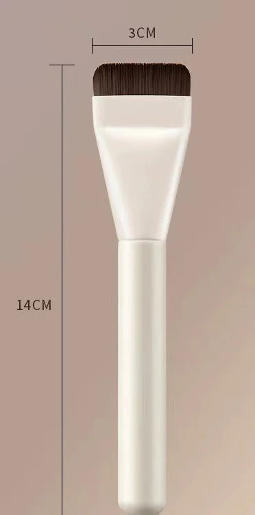 Soft Silicone Bristles Makeup Brush for Primer, Concealer, and Foundation Application