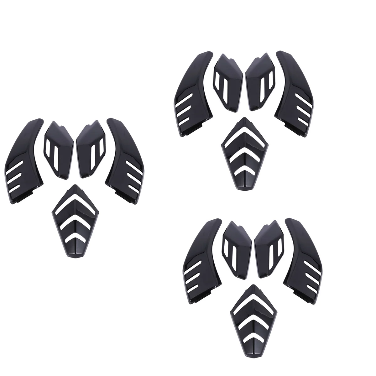 

15x Motorcycle Turn Signal Light Cover Front Rear Flashing Light Cover for Yamaha TMAX 530 T-MAX 530 2012-2016