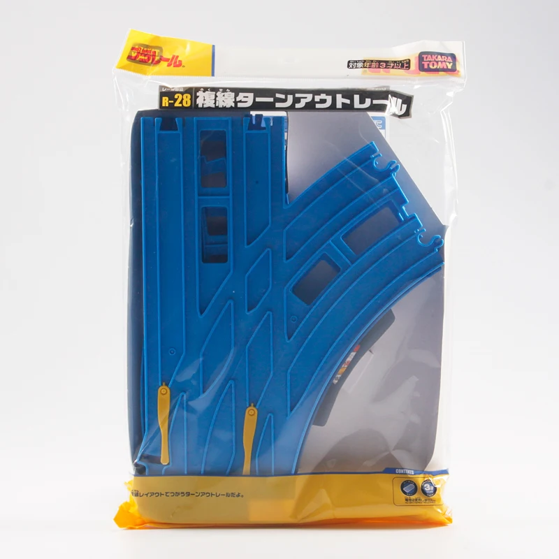 TAKARA TOMY/DOMECAPULE ROAD TRAIN TRACK ACCESSORIES R-28 DOUBLE TRACK CROSSOVER RAIL 301585