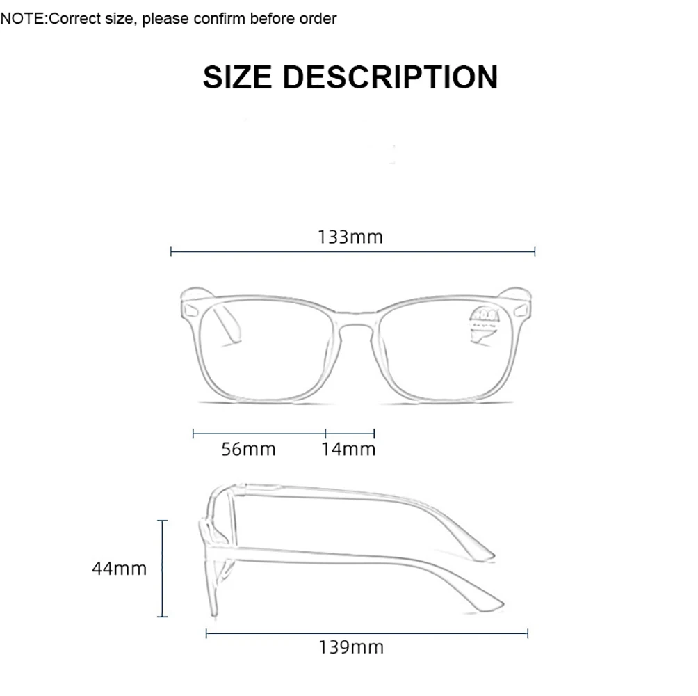 2/3/5 Pack Reading Glasses Blue Light Blocking for Women Men Anti UV Ray Anti Glare Classic Eyeglasses with Spring Hing reading glasses