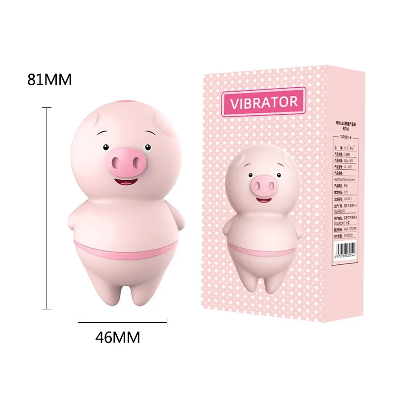 Pink Pig Tongue Lick Vibrators Anal Clitoris Nipple Massager G-Spot Adult Product Erotic Sex Machine 6/2 Modes Female Sex Toys for vibrating sex toys
