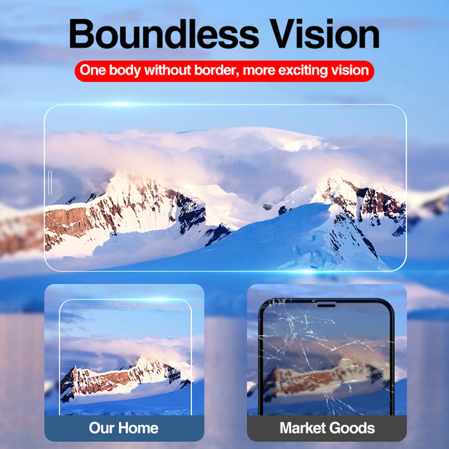 Premium HD Tempered Glass Screen Protector (2/4 Pack)
