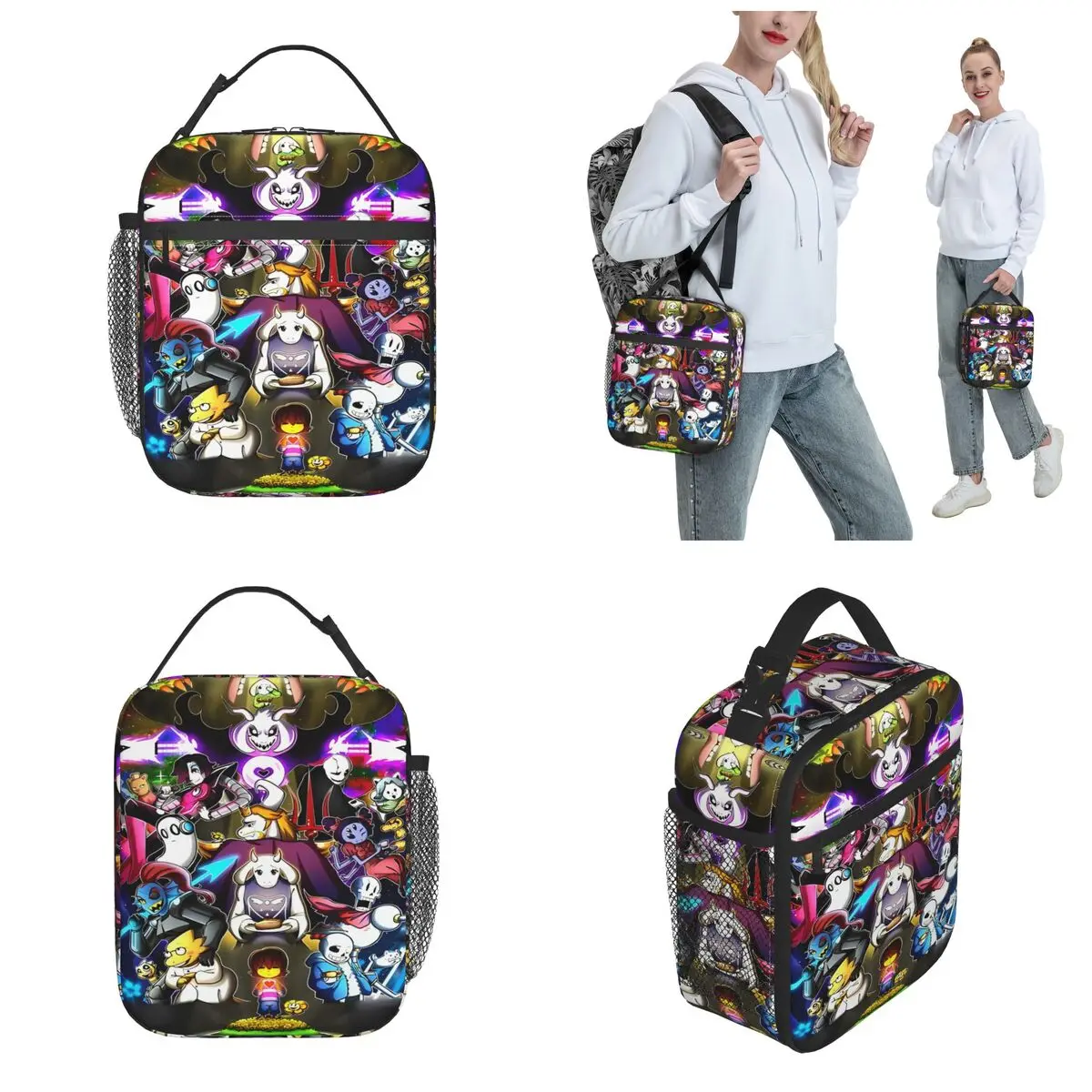 Undertale Accessories Insulated Lunch Bags For Picnic Food Box Portable Cooler Thermal Lunch Boxes